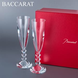 Х Baccarat ٥ ѥե롼 ڥ ѥ󥰥饹 ꥹ 2811801 Vega Champagne Flute Clear 磻󥰥饹 ץ쥼 ˤ  