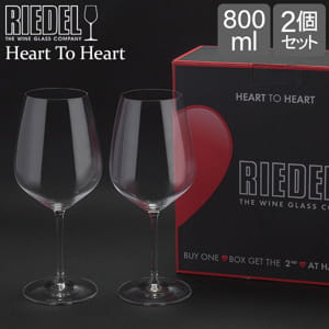�꡼�ǥ� Riedel �磻�󥰥饹 2�ӥ��å� �ϡ��ȡ��ȥ����ϡ��� �Х�塼�ѥå� ���٥�͡����������˥�� 6409/0 Heart To Heart �磻�� ���饹 �֥磻�� ������ ��