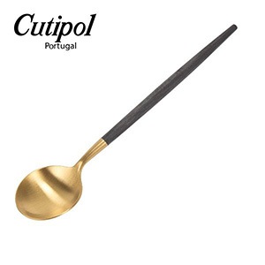 �����ݡ��� Cutipol GOA ���� �����ҡ����ƥ������ס��� �֥�å��ߥ������ Tea spoon/ Coffee Spoon Black ���ȥ�꡼ GO11G ������ ��