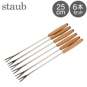 ���ȥ��� Staub �ե���ǥ�ե����� ���� 6�ܥ��å� 1446000/40511-401-0 Tenedores fondue largos ������ ��
