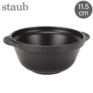 ���ȥ��� Staub �ߥ˥ܥ��� 11.5cm 1243023/40509-539-0 �֥�å� Bol redondo Black ������� �ܥ��� ������ ��
