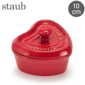 STAUB ハート型　ミニココット 在庫限り ストウブ Staub セラミック ミニココット ハート 10cm 40511