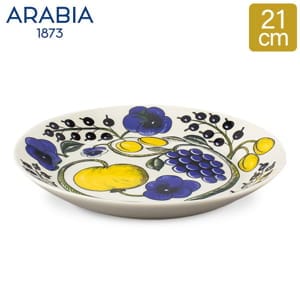 ����ӥ� Arabia �� 21cm �ѥ�ƥ��å� �ץ졼�� �ե�å� Paratiisi Plate Flat Coloured �滮 ���� ���� �̲� 1005588 6411800089418