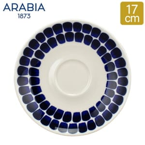 ����ӥ� Arabia �� 17cm �ȥ������� �������� �ۥ磻�ȡ��֥롼 Tuokio Saucer White/Blue �滮 ���� ���� �̲� 1005551 6411800083812