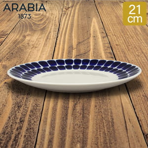 ӥ Arabia  21cm ȥ Хȥ֥롼 Tuokio Plate Cobalt Blue 滮   ̲ ץ쥼 1005550 6411800083805