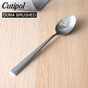 Cutipol ݡ DUNA BRUSHED ǥʥ֥å Dessert spoon ǥȥס Silver С ȥ꡼ 5609881391006 DU08F  