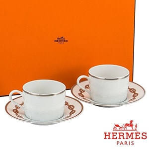 Hermes�ʥ���᥹�� �������̥��󥯥� �ץ���� Chaine d'ancre Platine �ƥ������åס������������åȡ�2�ĥ��åȡ� �ץ���ʡ��ŤΥ����������� 004116P2 ������ ��