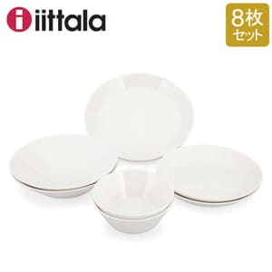 å 糧å ƥ 21cmx2 26cmx2 15cmx2 21cmx2 ̲֥ ƥꥢ å8 ۥ磻 46154 iittala TEEMA Starter set 8 pcs WHITE  