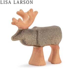 LisaLarson �ꥵ�顼���� ��Lisa Larson �ꥵ���顼����� �ߥ˥����󥻥� Miniskansen �ȥʥ��� Reindeer ��ʪ�����֥��� �̲� ��