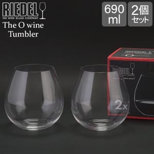 Riedel �꡼�ǥ� �磻�󥰥饹/����֥顼 2�ĥ��å� �����磻�󥿥�֥顼 The O wine Tumbler �ԥΡ��Υ��/�ͥåӥ����� Pinot / Nebbiolo 0414/07 ������  ��