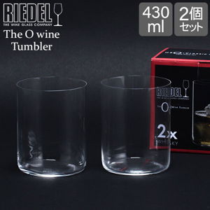 Riedel �꡼�ǥ� The O wine Tumbler ���� ����֥顼 H2O Whiskey ���������� ���ꥢ(Ʃ���� 414/2 �磻�󥰥饹 ������ ��