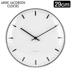����� �� �䥳�֥��� Arne Jacobsen ������������� Rosendahl ���ƥ��ۡ��� �ݤ����� AJ City Hall Clock 290, white 43641 ������ ��