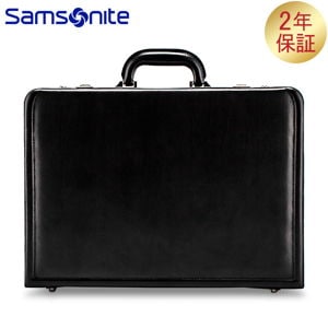 SAMSONITE ॽʥ Leather Business 쥶ӥͥ Leather Attache 쥶å奱 Black ֥å 43115-1041 ӥͥХå ֥꡼ե 