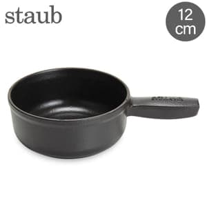 ���ȥ��� �� Staub �ߥ� �������ե���ǥ�ݥå� 12cm �ե���ǥ��� ľ�С�IH�б� �ۡ������� ���ҡ����� 1461223 �֥�å� ��