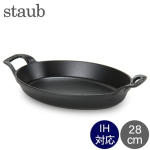 ���ȥ��� �� Staub �����Х� �����å��֥�ǥ��å��� 28cm ���饿�� IH�б� �ۡ����� ������� �����֥� 1302923 �֥�å� ��