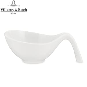 Villeroy & Boch �ӥ����&�ܥå� Flow �ե��� Flow Salad Bowl with Handle 20 1/4 oz �ϥ�ɥܡ��� white �ۥ磻�� 1034201925 ������