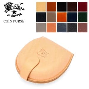 ����ӥ���� Il Bisonte �����󥱡��� �������� C0543 P COIN PURSE �쥶�� �� �ץ쥼��� �������� ��