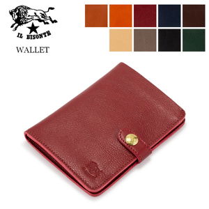 ӥ Il Bisonte ޤ C0343 P WALLET  ѥ 쥶   ץ쥼 å쥹 