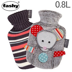 ڹ⸡˺ѡ ե Fashy ⡼ 򤿤 Сդ 0.8L ä 餫 襤  ˼ Hot water bottle with cover