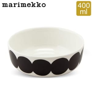 �ޥ��å� Marimekko �ܥ��� 400mL �饷���ޥå� Oiva Rasymatto �ۥ磻�� / �֥�å� white / black 067993-109 �ܡ��� �������� �̲� ������