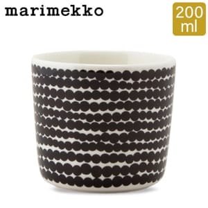 �ޥ��å� Marimekko ������ȥ�ס������ ��ƥޥ� 200mL Oiva Siirtolapuutarha �ۥ磻�� / �֥�å� 063291-190 ���å� �������� �����ҡ����å� ������