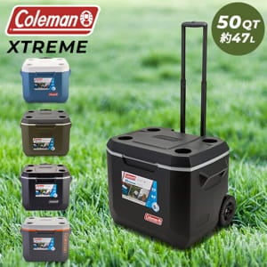 ޥ Coleman 顼ܥå ȥ꡼ ۥ 顼 50QT  47L ȥɥ  㥹 ϡɥ顼 WHEELED COOLERS 