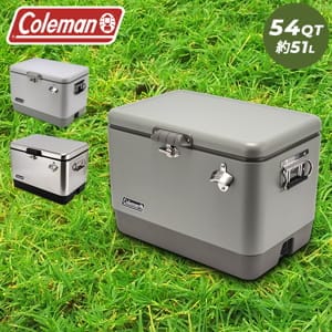 ޥ Coleman 顼ܥå 54QT ƥ쥹 ٥  51L ȥɥ  顼 ϡ STEEL COOLERS 