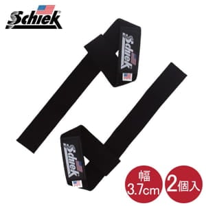 ウエイトトレーニング schiek Schiek シーク リフティングストラップ ダウェル付き 2個入り