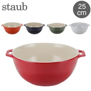 ���ȥ��� Staub �����ӥ󥰥ܥ��� ������ܥ��� 25cm 4051 Salad Bowl round �ܡ��� ������ ��