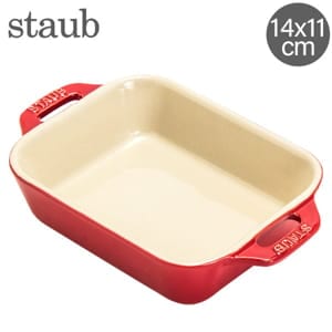 未使用 STAUB ストウブ レクタンギュラーディッシュ 14cm 赤 4枚 楽天市場】STAUB（ストウブ） セラミック レクタンギュラーディッシュ