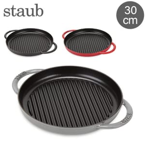 ȥ Staub 饦2ϥɥ륺 Grill Round 2 Handles 30cm ѥ  