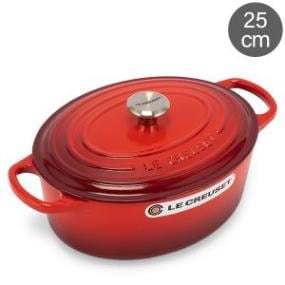 ルクルーゼ 鍋 オーバル 25cm ワサビ　Le Creuset Wasabi ル・クルーゼ シグニチャー ココット・オーバル 27cm [オレンジ
