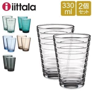 ���å��� iittala ����֥顼 ���饹 �����Υ������ 330mL �ڥ� �̲� ���饹 ���� ����ץ� ������� Aino Aalto Tumbler 2 set