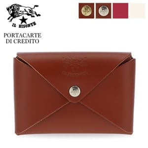 ����ӥ���� Il Bisonte ̾������ �����ɥ����� C0854 SCC031PG0001 Card Case Classic �쥶�� �ܳ� ���� �֥��� �����ꥢ ��˥��å��� ����å���쥹 �ե��å���� ��ʪ ��