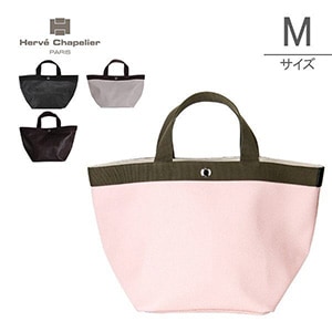 ٥ץꥨ Хå 奯 ȡM ȡȥХå ǥ ե 󥰥ϥɥ 707GP Herve Chapelier GP Coated Canvas Medium Tote, Pebbled grain coated canvas, Square Base 