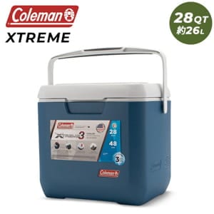 ޥ Coleman 顼ܥå 28QT XTREME 3 COOLER ȥ꡼ 3 顼 26L ֥롼 / ۥ磻 3000005350 