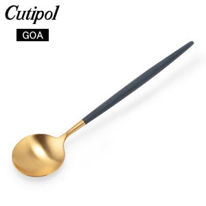 �����ݡ��� Cutipol GOA ���� �ǥ����ȥ��ס��� �֥롼�ߥ������ Dessert spoon Blue Gold ���ƥ�쥹 ���ȥ�꡼ ��