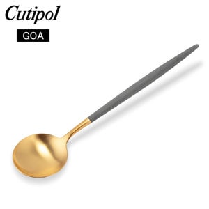 �����ݡ��� Cutipol GOA ���� �ơ��֥륹�ס��� ���졼�ߥ������ Table spoon Grey Gold ���ȥ�꡼ �ǥ��ʡ����ס��� ��