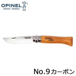 ���ԥͥ� Opinel �����ȥɥ��ʥ��� No.9 �����ܥ󥹥����� 9cm �ޤꤿ���ߥʥ��� 113090 N��09 carbone (N��9VRN) ������ ����� �л� ��