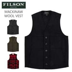 �ե��륽�� FILSON �٥��� �ޥå����� ������ ��� MACKINAW WOOL VEST 10055 ����ꥫ�� ������ �������� ����ʡ� ��