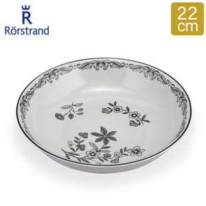 �����륹�ȥ��� Rorstrand �ǥ����ץץ졼�� �����ƥ���ǥ��� ��������� 22cm ���� ���� ���� 1028273 Ostindia Svart Plate Deep 