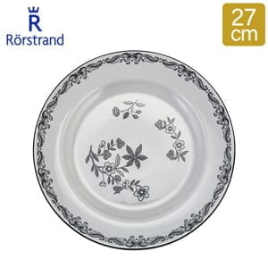 �����륹�ȥ��� Rorstrand �ץ졼�� �����ƥ���ǥ��� ��������� 27cm �� ���� ���� 1028271 Ostindia Svart Plate �绮 �̲� ���ե�