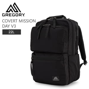 ���쥴�꡼ GREGORY �Хå��ѥå� 22L ���С��� �ߥå���� �ǥ� 1197201041 �֥�å� COVERT MISSION DAY V3 ���å����å� �ʥ����� ��