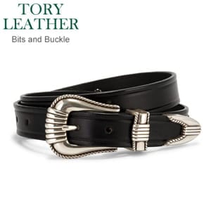 �ȥ꡼�쥶�� TORY LEATHER �٥�� �쥶�� ����С� �ӥå� �Хå��� SilverBits and Buckle �� �Хå��� ��� ��ǥ����� �˥å��� 2193 ��