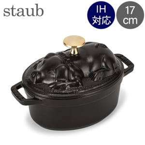 ȥ  Staub ԥ å Х 17cm ξ ۡ ʤ   å 1121725 40500-171-0 ֥å COCOTTE PIG 