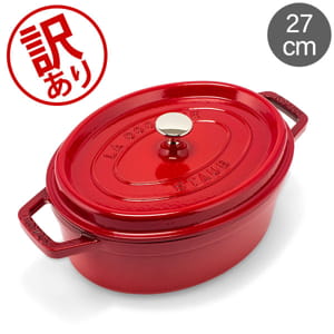 訳あり】ストウブ 鍋 Staub ピコ・ココット オーバル 27cm 両手