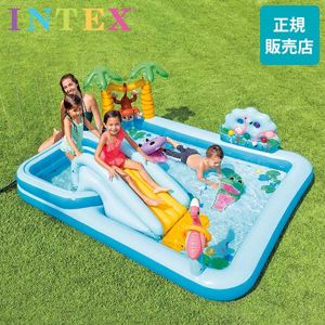 ס ӥˡס ƥå Intex 󥰥륢ɥ٥㡼 ץ쥤󥿡 244  198  71cm 57161NP JUNGLE ADVENTURE PLAY CENTER  ܡդ ѥס Ҷ å ͷ 