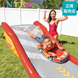 ס  饤 ƥå Intex 졼󥰥ե󥹥饤 561  119  76cm 57167NP RACING FUN SLIDE ٤  饤 Ҷ å ͷ 