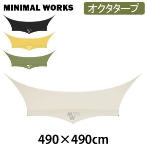ߥ˥ޥ MINIMAL WORKS  ֥롼ۡ  490490cm ץƥ Ȭѷ   ȥɥ    MGTA-BH000-GO4 BLUEHOLE OCTA TARP 