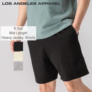 �����󥼥륹���ѥ�� Los Angeles Apparel �������å� ���硼�ȥѥ�� ���硼�� ��� ��ǥ����� 1241GD Mid Length Shorts �������� ��